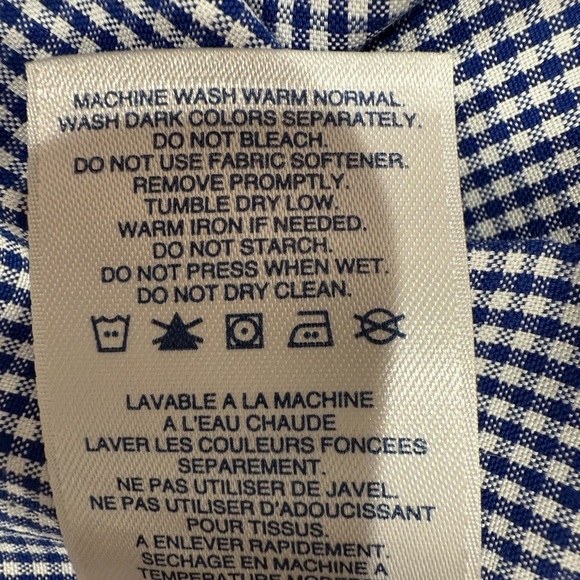 Lands End Men's Tailored Fit Dress Shirt. Size 16-33 - Picture 7 of 7